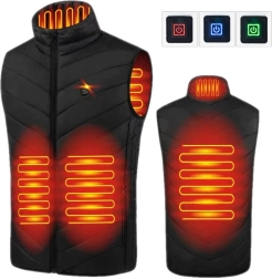 Ogrevana USB brezrokavnik unisex 4XL