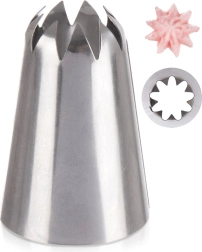 Nastavek za okraševanje iz nerjavnega jekla – zvezda