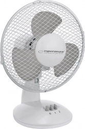 Namizni ventilator Zephyr bel/siv