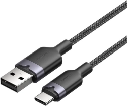 USB kabel 2.0 USB‑A na USB‑C 3A 1 m črn Vention