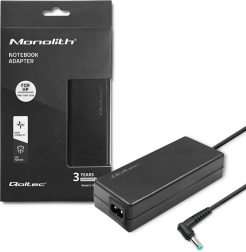 Napajalni adapter za HP 65 W, 19,5 V, 3,33 A, priključek 4,5 × 3,0 mm Slim – Qoltec