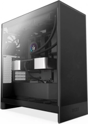 NZXT H7 Flow midi tower z bočno ploščo iz kaljenega stekla (2024) črna