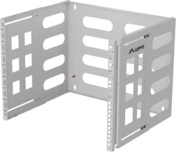 Stenski nosilec RACK 19" 8U, globina 400/240 mm, siv
