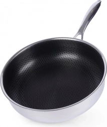 globoka nerjavna ponev COOKCELL 28 cm
