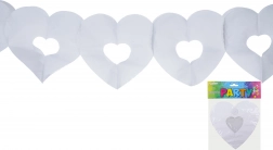 Girlanda bela srca 3 m