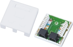 Nastavna vtičnica UTP Cat.5e 2x RJ45