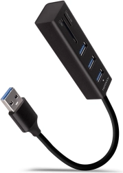 Večvratni USB hub AXAGON HMA-CR3A s čitalnikom kartic