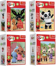 Sestavljanka mini maxi 20 kosov BING – prijatelji, 4 motivi