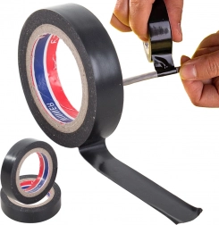 PVC izolirni trak črne barve, vodoodporen, 17 mm 18 m