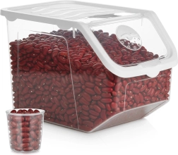 Transparent fruit and vegetable container with lid 12 l