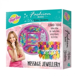 Komplet za izdelavo zapestnic s črkami Message Jewellery