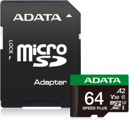 Pomnilniška kartica microSD Speed Plus 64 GB UHS1 U3 V30 A2 160/140 MB/s