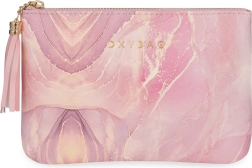 Kozmetična torbica DAY, marmorirana rožnata