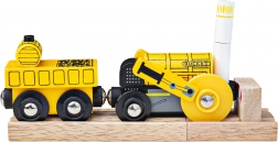 Bigjigs Rail lesena replika lokomotive Rocket z 2 tiri