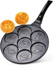 Granitna ponev za jajca s 7 oblikami 26 cm