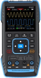 FNIRSI 2C53T prenosni osciloskop, multimeter in generator signala 3 v 1