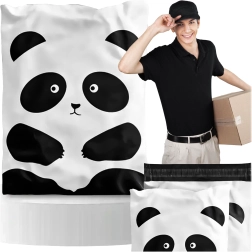 Foliasti poštni ovitki panda 255 × 370 mm, 50 kos