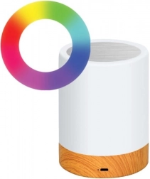 Brezžična na dotik LED nočna lučka TECHLY z menjajočimi se barvami