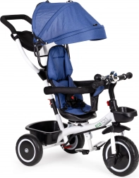 Otroški tricikel z vrtljivim sedežem ECOTOYS modra