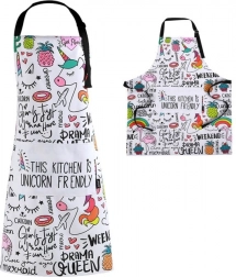 Kuhinjska predpasnik z samorogi v tubi