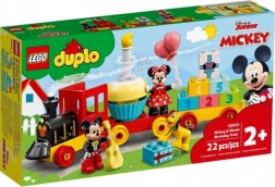 LEGO DUPLO Disney rojstnodnevni vlak z MICKEY MOUSE in MINNIE
