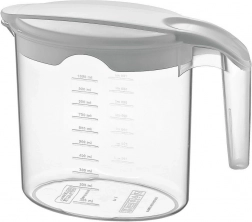 Plastični vrč z pokrovom 1 l