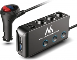 Razdelilni adapter za avto s funkcijo hitrega polnjenja