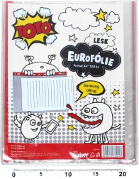 Prozorna vložna mapa A4 z barvnim zavihkom