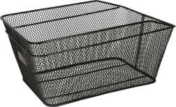 Kovinski kolesarski koš za nosilec črn 25kg