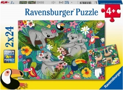 Sestavljanka RAVENSBURGER Koale in lenivci 2×24 koščkov