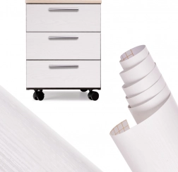 Samolepilna dekorativna folija bel hrast 1,22 × 50 m