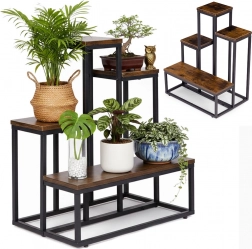 loft stojalo za rože s 4 policami modernhome