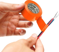 Oranžen PVC izolacijski trak 20 m