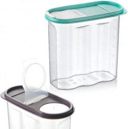 Posoda za razsute živila z dozirnikom in merilnim trakom 1,7 l