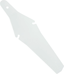 Beli zadnji kolesarski blatnik