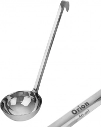 Jeklena zajemalka 45 ml, 26 cm