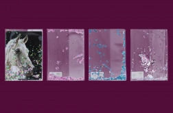 Ovitka za zvezek A5 z bleščicami