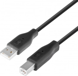 Kabel USB AM-BM 1,8 m črn