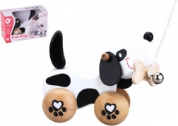 Leseni kužek na vrvici