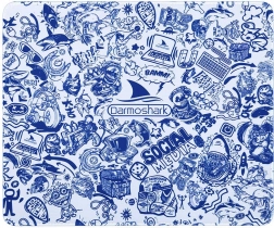 Igralna podloga Darmoshark PAD-3 bela