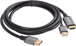 Kabel HDMI na DisplayPort 1,8 m 4K črn