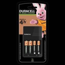 Polnilec Duracell Hi-Speed z baterijami AA in AAA