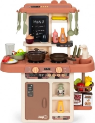 Otroška kuhinja z zvoki, LED in generatorjem pare, 42 dodatkov