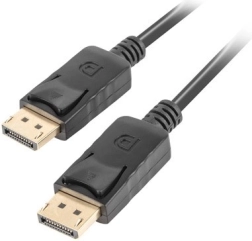 Kabel DisplayPort 1.2 (0,5 m), LANBERG – 4K, črn