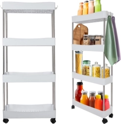 Mobilna kuhinjska in kopalniška polica na kolesih RUHHY