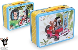 Pločevinasti kovček Krtek moder 19,5×7,5×16,5 cm