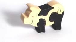 Fauna lesene vstavljanke majhno pujse