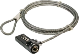 Varnostna pletenica za prenosnik s kodo zaklepa