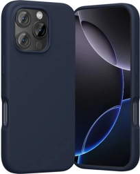 Silikonski ovitek Vention za iPhone 16 Pro z MagSafe – moder