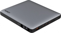 Aukey powerbanka 20000 mAh s 100W Power Delivery, siva